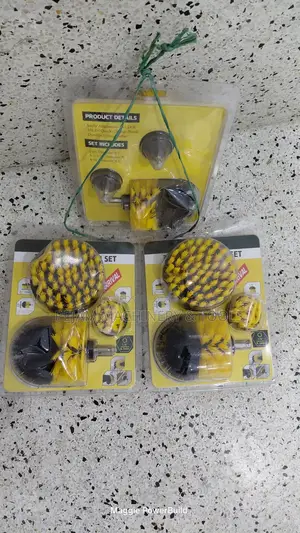 Power Scrubber Brush Set for Drill
