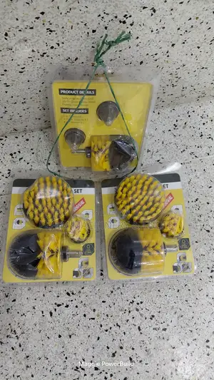 Power Scrubber Brush Set for Drill