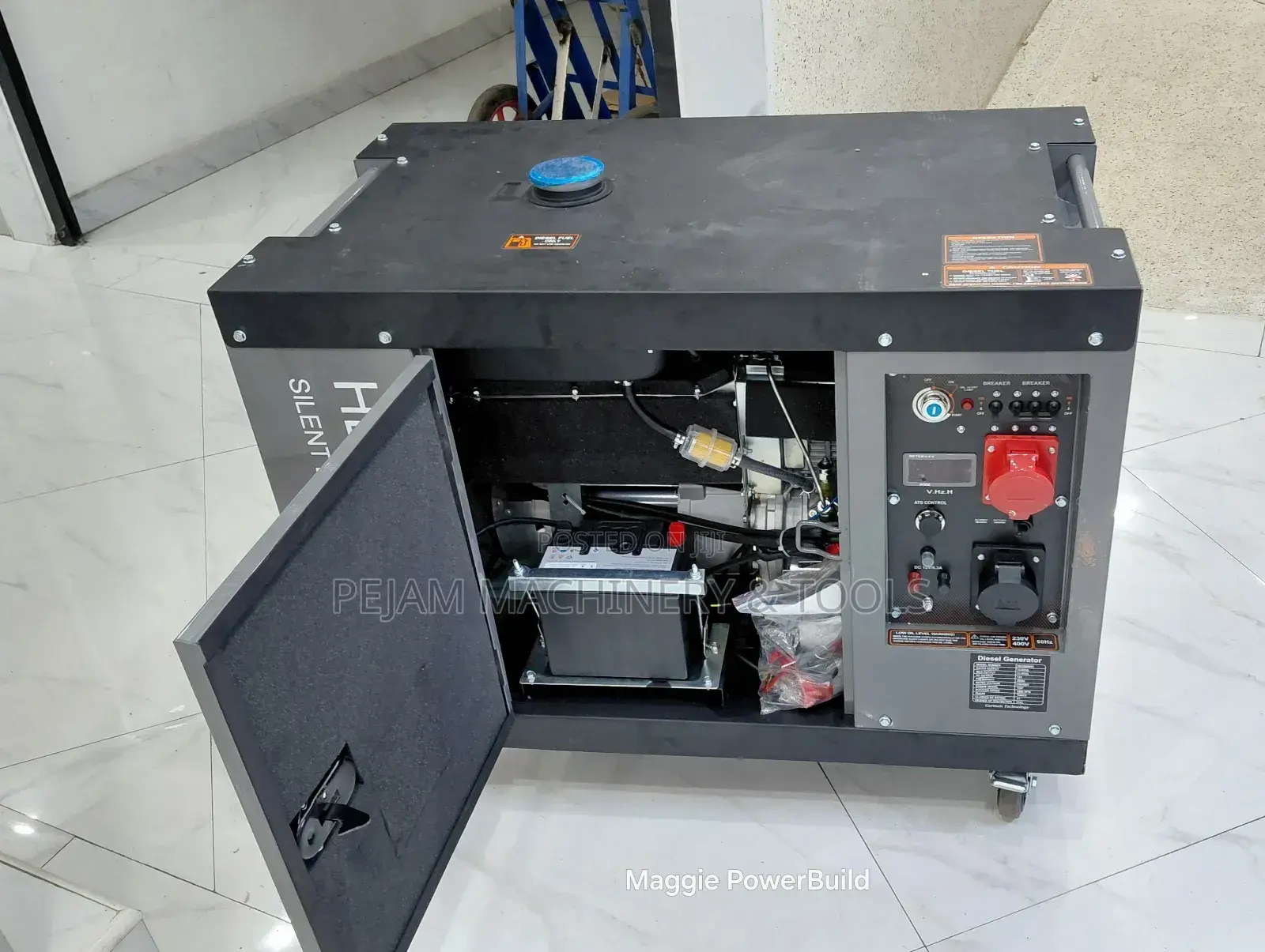 Cigma Uk 15kva Single/Three Phase Diesel Powered Generator With Ats
