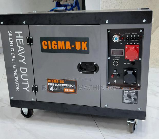 Cigma Uk 15kva Single/Three Phase Diesel Powered Generator With Ats - main view