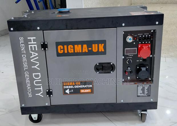 Cigma Uk 15kva Single/Three Phase Diesel Powered Generator With Ats - thumbnail 2