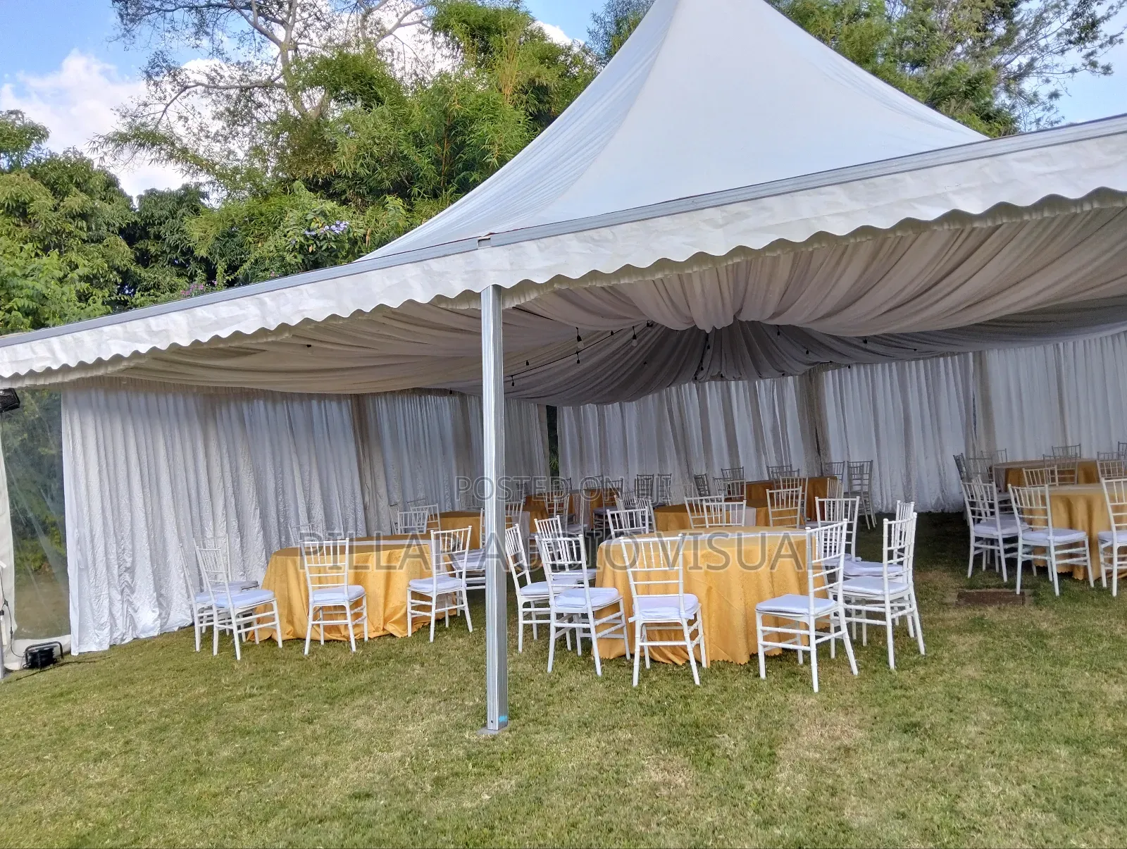 Do Bookings in Advance for Tents Rentals, Tables Chairs/Seats, Hire