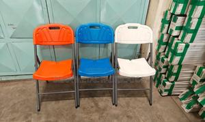 Multicoloured Plastic Foldable Chairs - main view