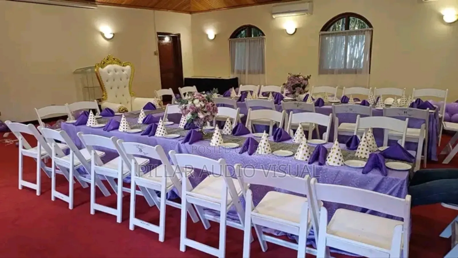Foldable Chairs,Hire Tables Seats,We Deliver,Do Set Up for Tents Too