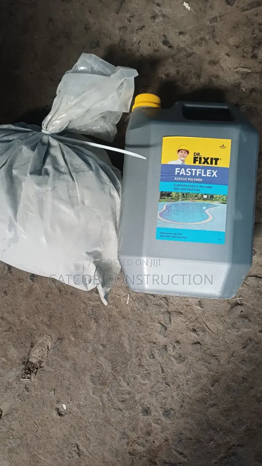 Dr. Fixit Fastflex Fast-Setting Flexible Tile Adhesive Repair Mortar