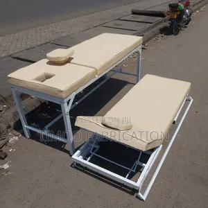 Foldable Cream Massage Bed