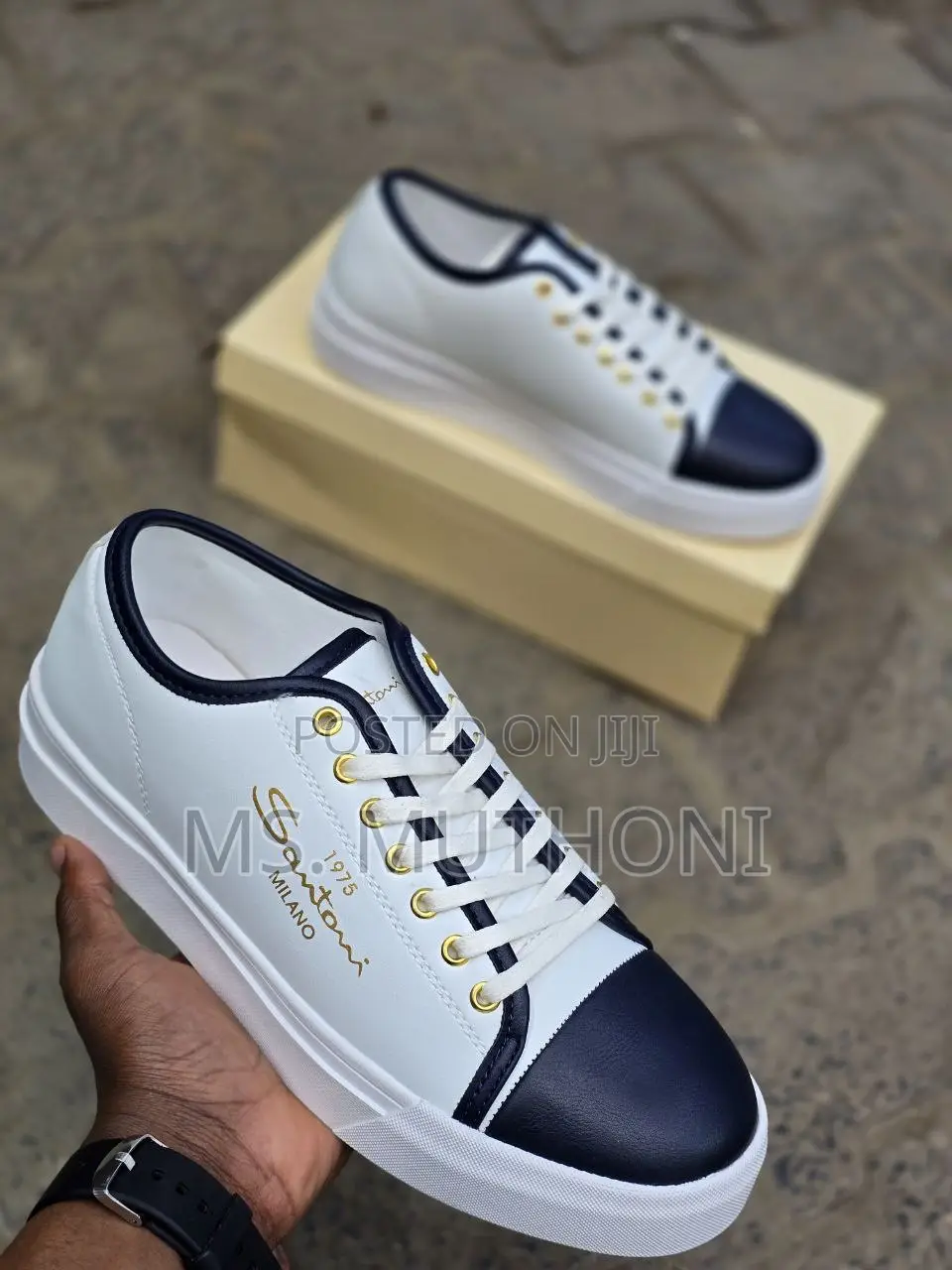 Santoni Milano 1975 Casual Sneakers Size 40-45