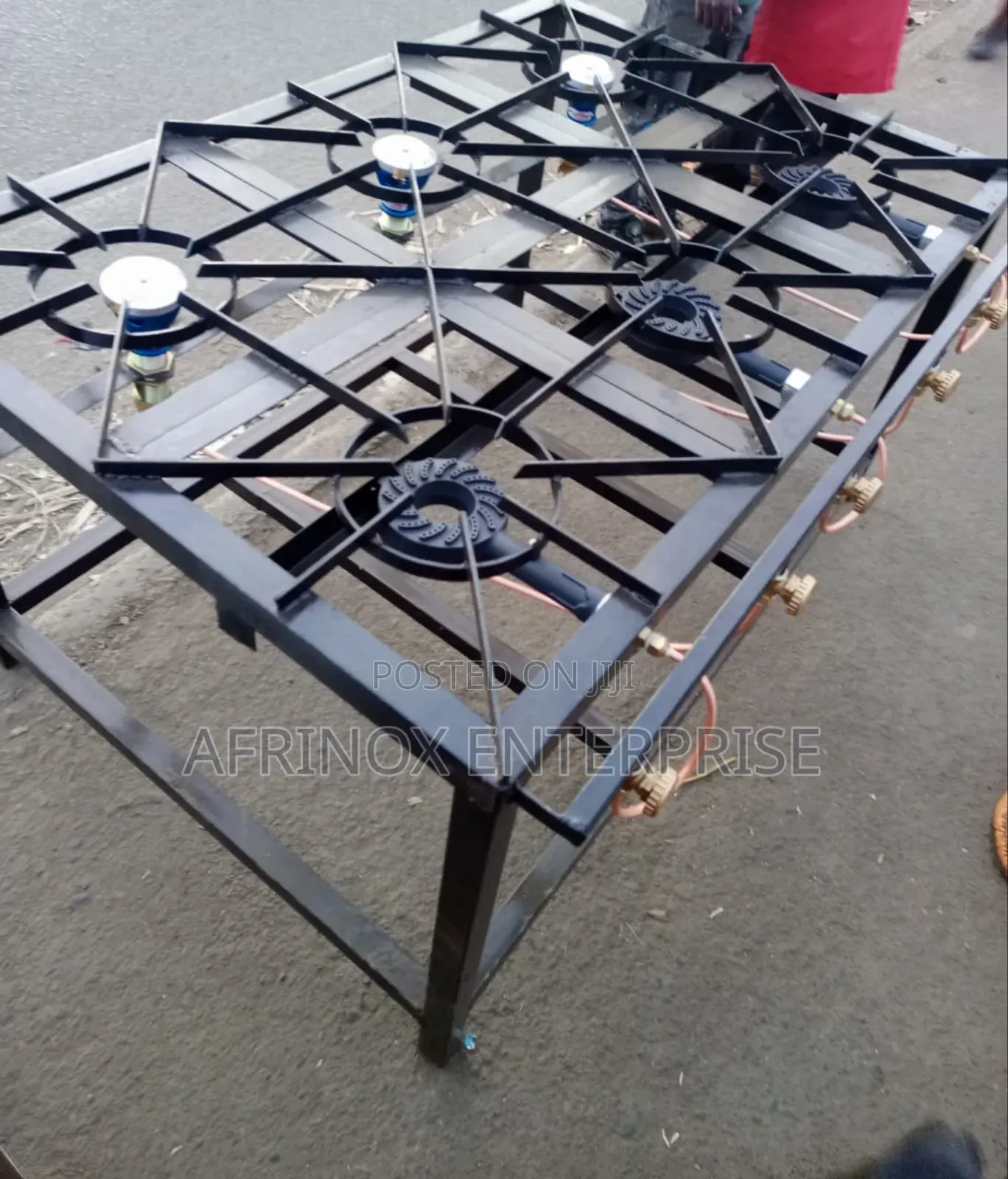 6 Burners Commercial Cooker for Commercial Kitchens.