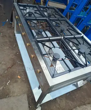 6 Burner Gas Stove Cooker, High Pressure Cooker for Commercial Hotels