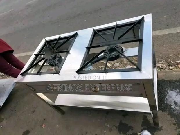 Two Burner Gas Stove for Hotels and Home Use - main view