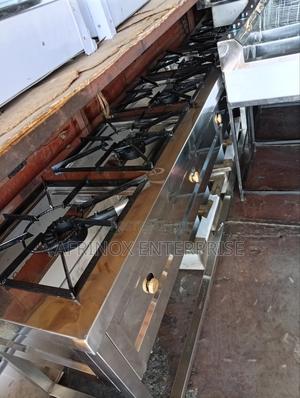 Stainless Commercial Cooker. 6 Burners High Pressure - thumbnail 2