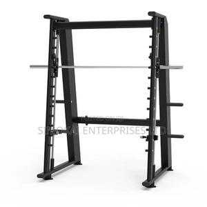 Heavy Commercial Squat Rack Smith Gym Strength Trainer Machine - thumbnail 2