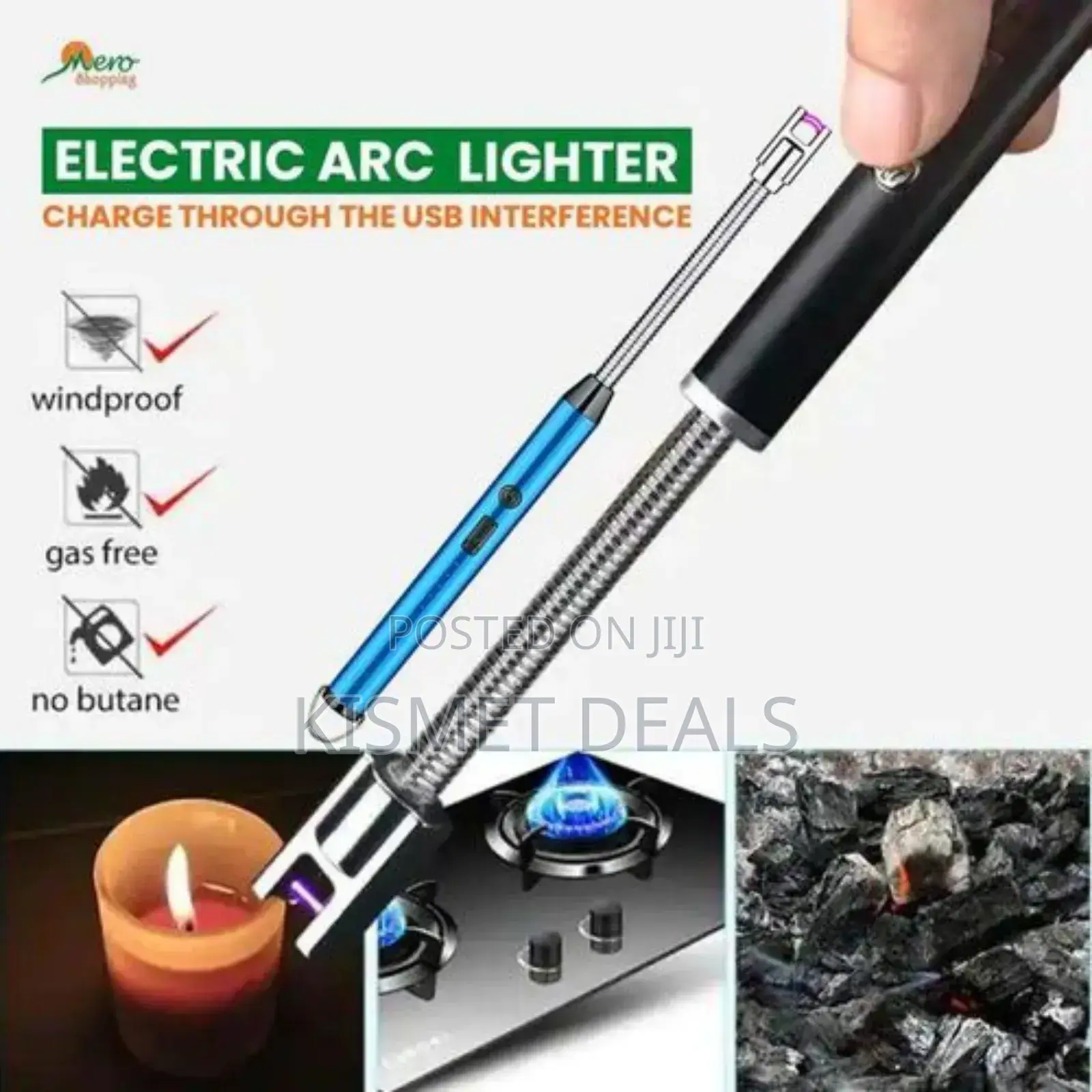 Usb Rechargeable Electronic Arc Bbq Lighter