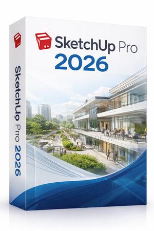 Sketchup Pro 2026 - main view