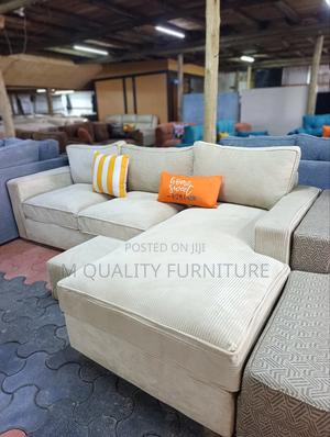 Cream Corner Modernized Comfy Sofas - main view