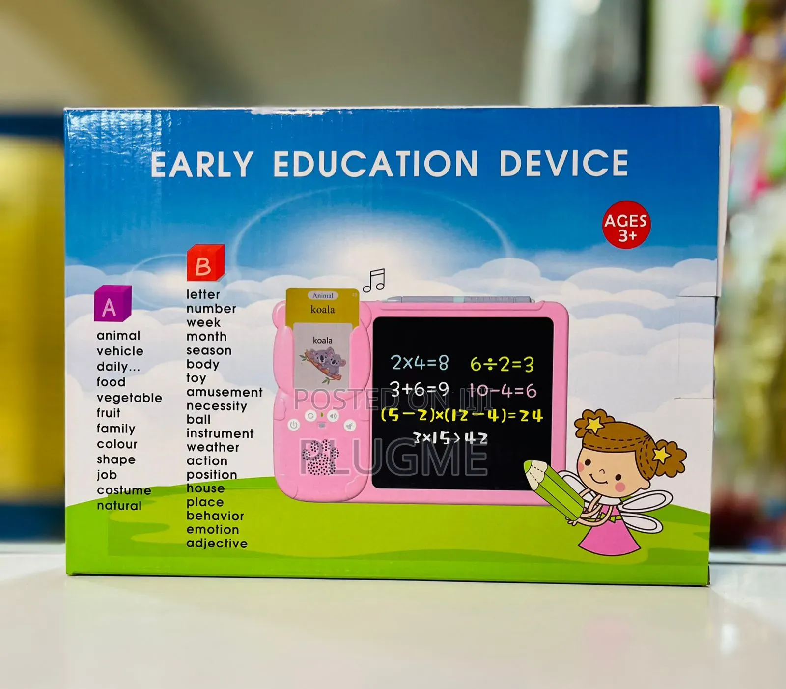2 in 1 Card Reader and LCD Writing Board