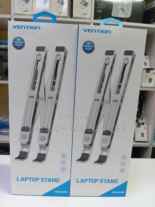 Vention Kdmi0 Foldable Laptop Stand Aluminum Alloy 6-Level Adjustable - thumbnail 2