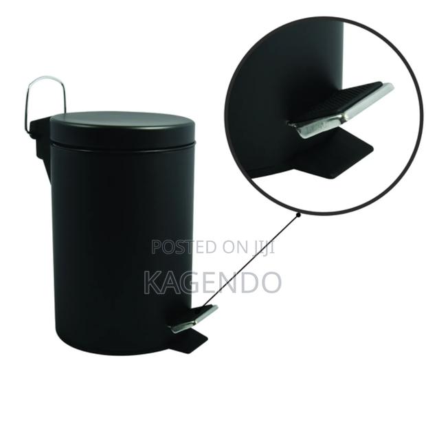 Black Pedal Bin 10 Litres – Hospital Clinical Use - main view