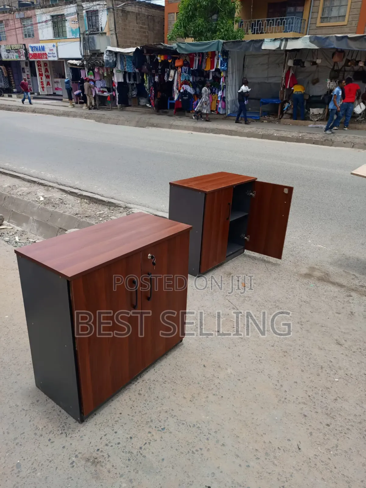 Brown Bookshelf Unit