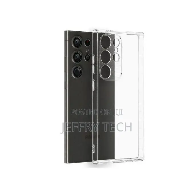 Transparent Silicone Case for Samsung Galaxy S25 Ultra Pouch Cover