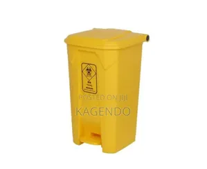 Yellow 50 Litre Pedal Bin – Hospital Clinical