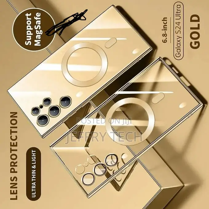 Magsaf Gold Case Pouch for Samsung S24 Ultra
