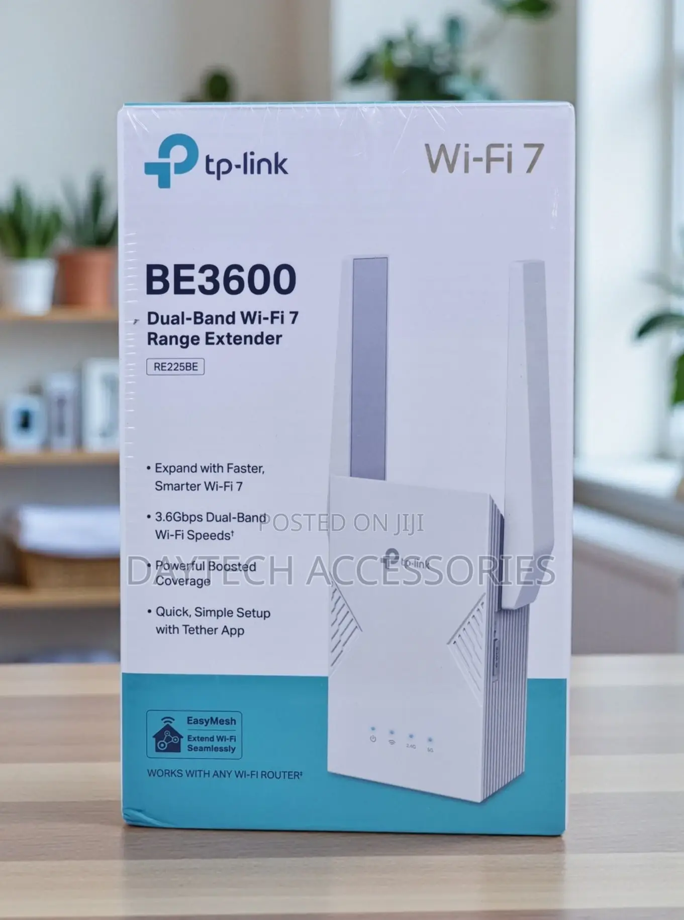 Tp-Link Be3600 Wifi 7 Range Extender (Re235be), Dual Band