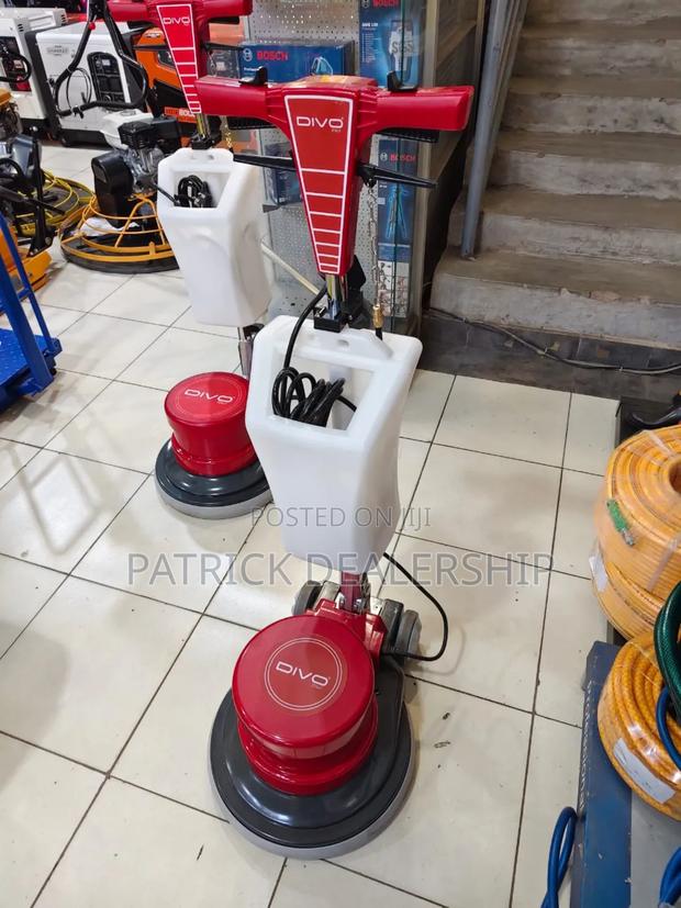 Powerful Floor Scrubber