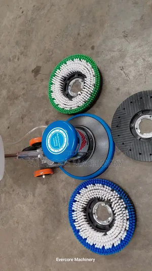 Commercial Carpet and Floor Scrubber Machine With Accessories.