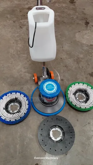 Commercial Carpet and Floor Scrubber Machine With Accessories.