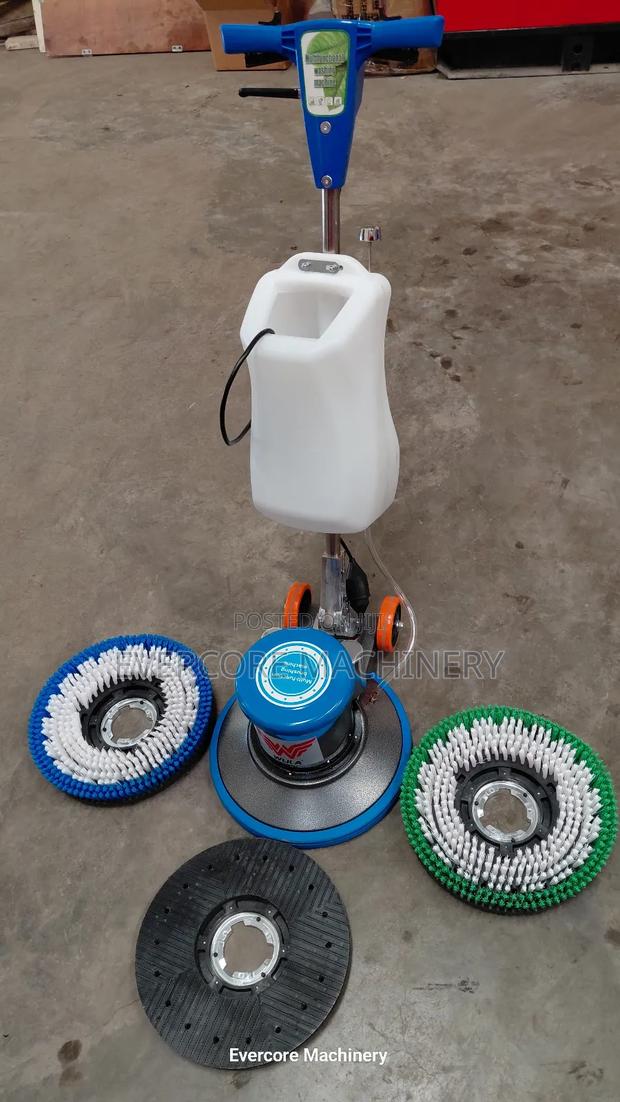 Industrial Carpet/Floor Scrubber Tool With Brushes. - thumbnail 4