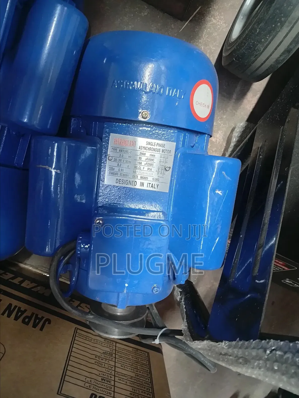 2hp Italian Technology Single Phase Electric Motor