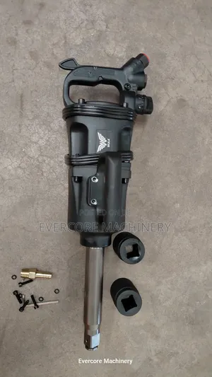 Commercial Pneumatic Impact Wrench Machine With Nuts Accessories.