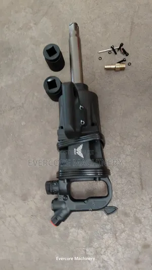 Commercial Pneumatic Impact Wrench Machine With Nuts Accessories.