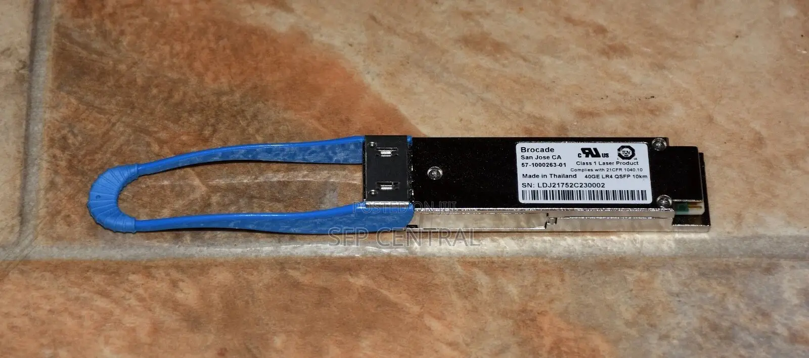 Brocade Qsfp+ 40ge Lr4 10km 1310nm Transceiver