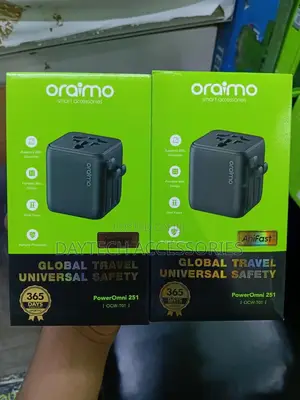Oraimo Poweromni 251 (Ocw-T01) Global Travel Universal Adapter.