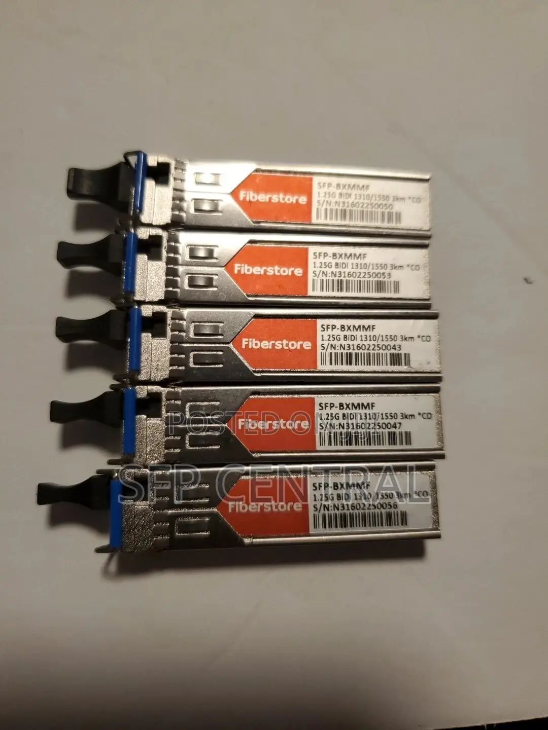 Fiberstore 1.25g Bidi 1310/ 1550 Cisco Tranceivers Pair