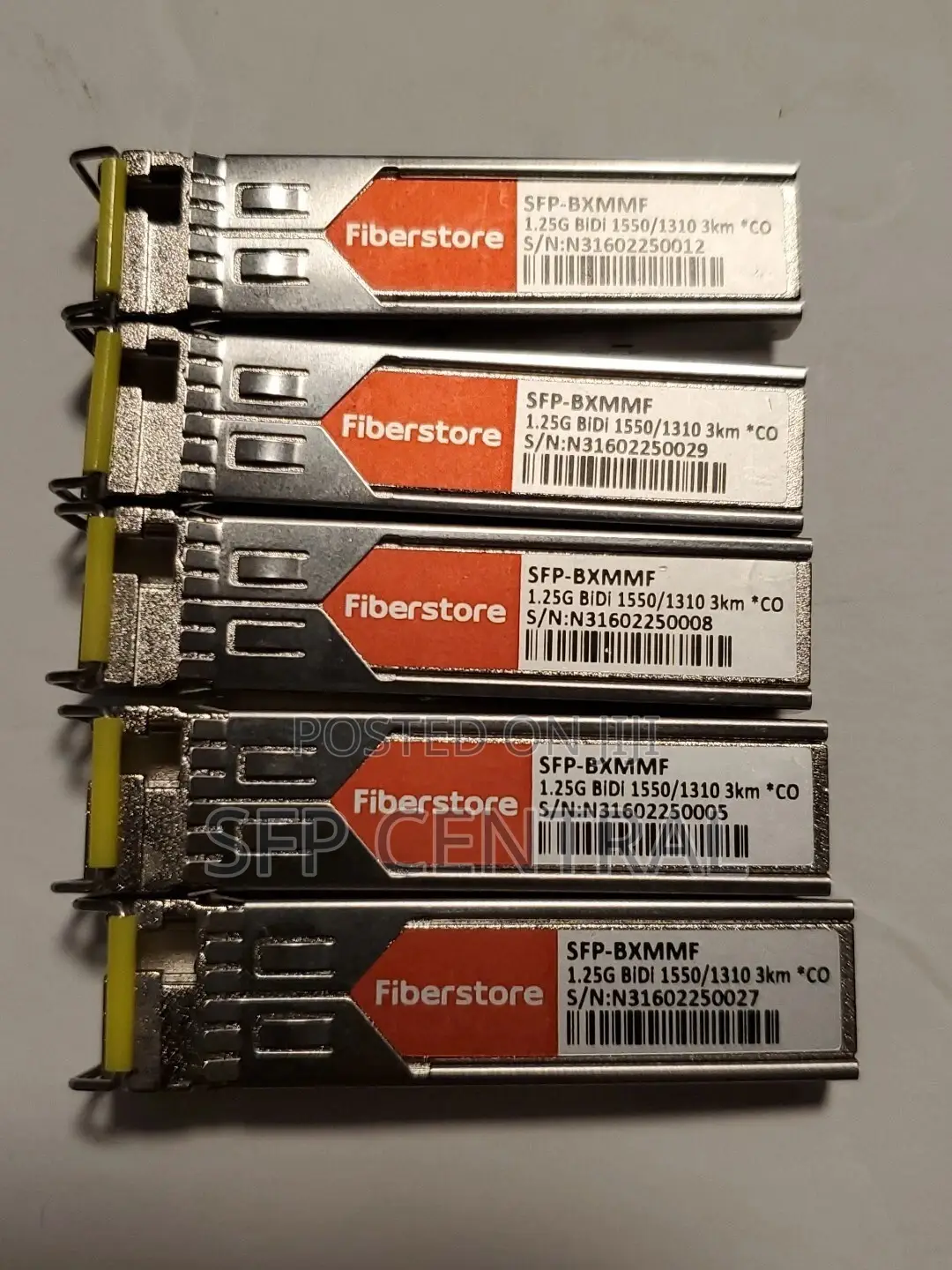 Fiberstore 1.25g Bidi 1310/ 1550 Cisco Tranceivers Pair