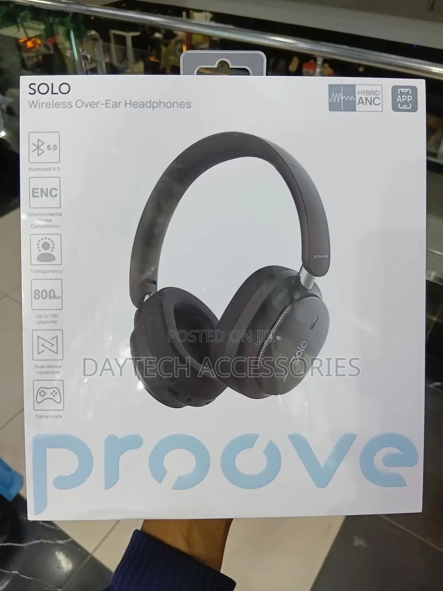 The Proove Solo Wireless Over-Ear Headphones.