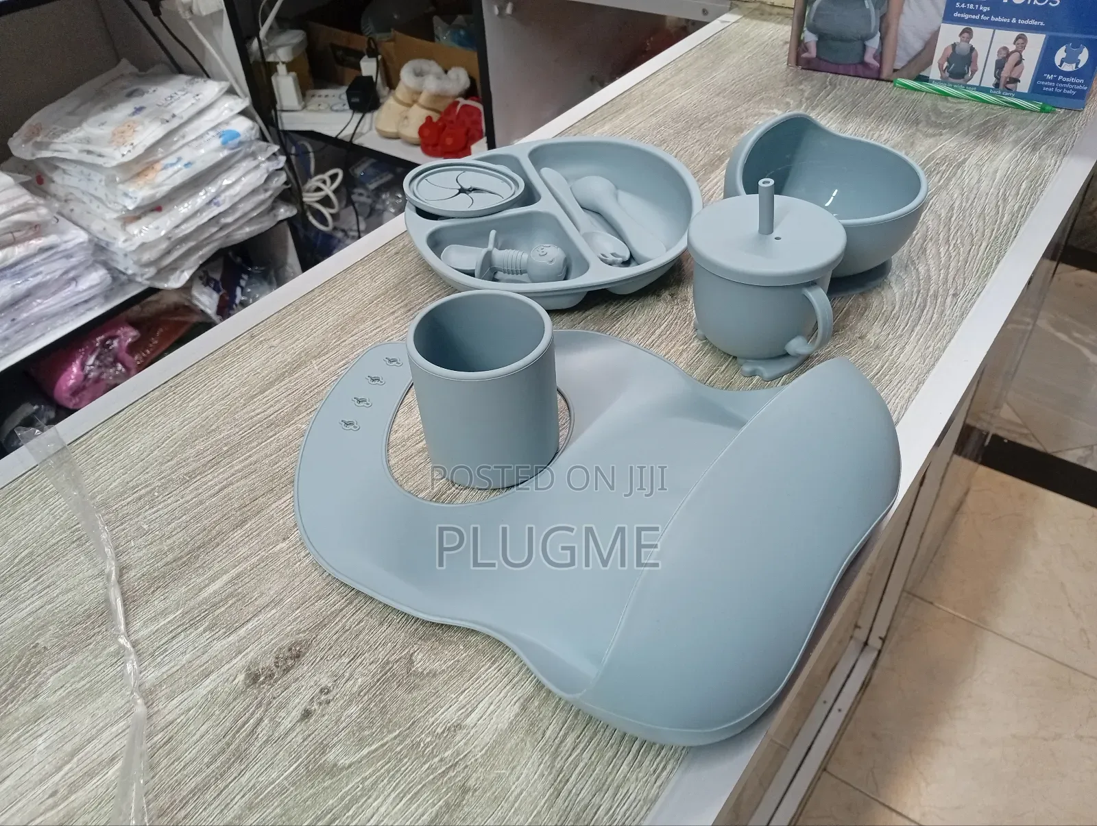 6 Pc Silicone Baby Feeding Set
