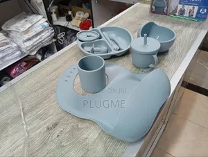 6 Pc Silicone Baby Feeding Set