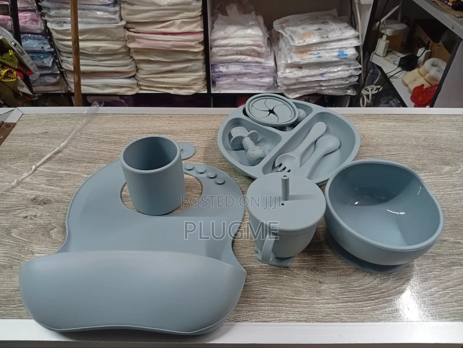 6 Pc Silicone Baby Feeding Set