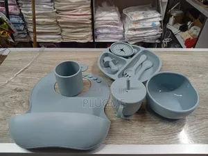 6 Pc Silicone Baby Feeding Set