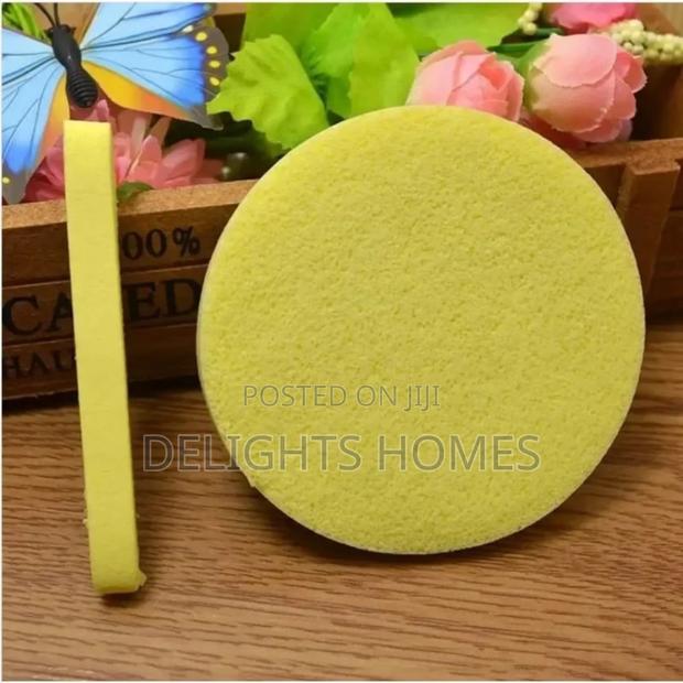 Compressed Lean Sponge Makeup Facial Cleaner_cu - thumbnail 3