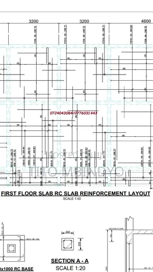 Structural Plans and Bar Bending Schedule