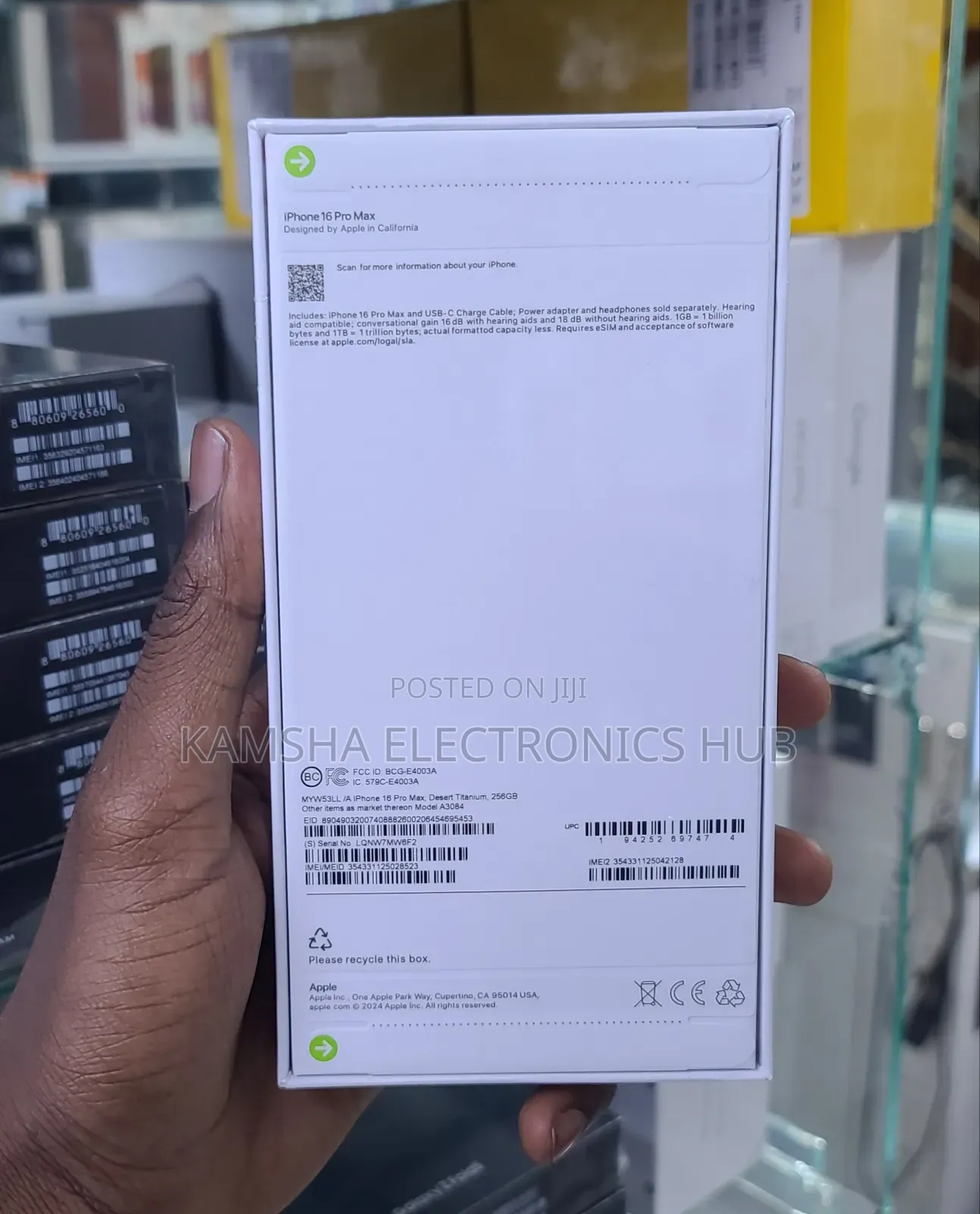 New Apple iPhone 16 Pro Max 256 GB Bronze