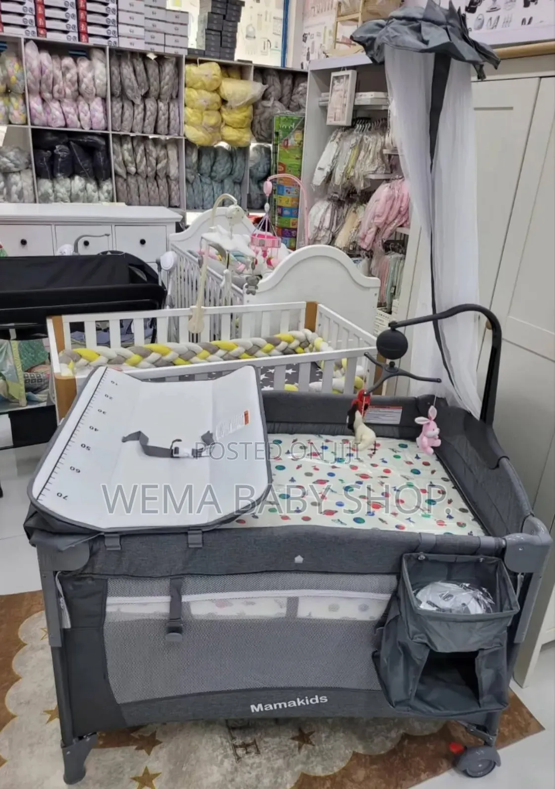 Baby Co Sleeper/Bedside Crib With Playpen