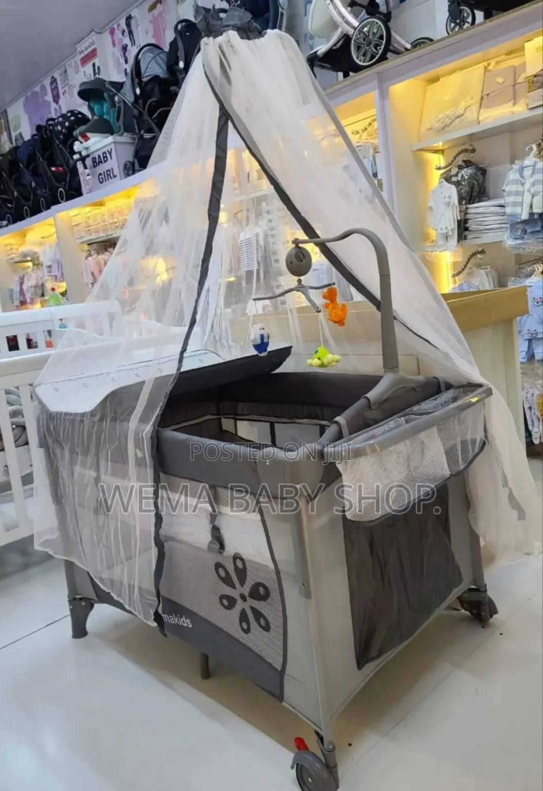 Baby Co Sleeper/Bedside Crib With Playpen