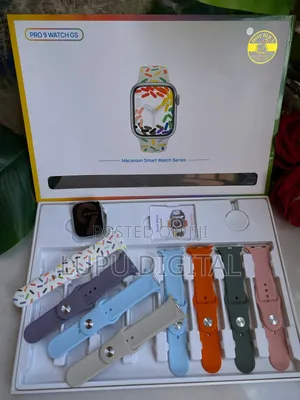 Pro 9 Gs Smart Watch (8 Interchangeable Straps)