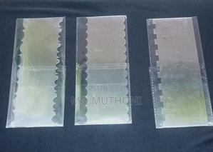 22 Cm Stainless S Cake Scrapers /as Icing Combs /Cake Smoothers. - thumbnail 2